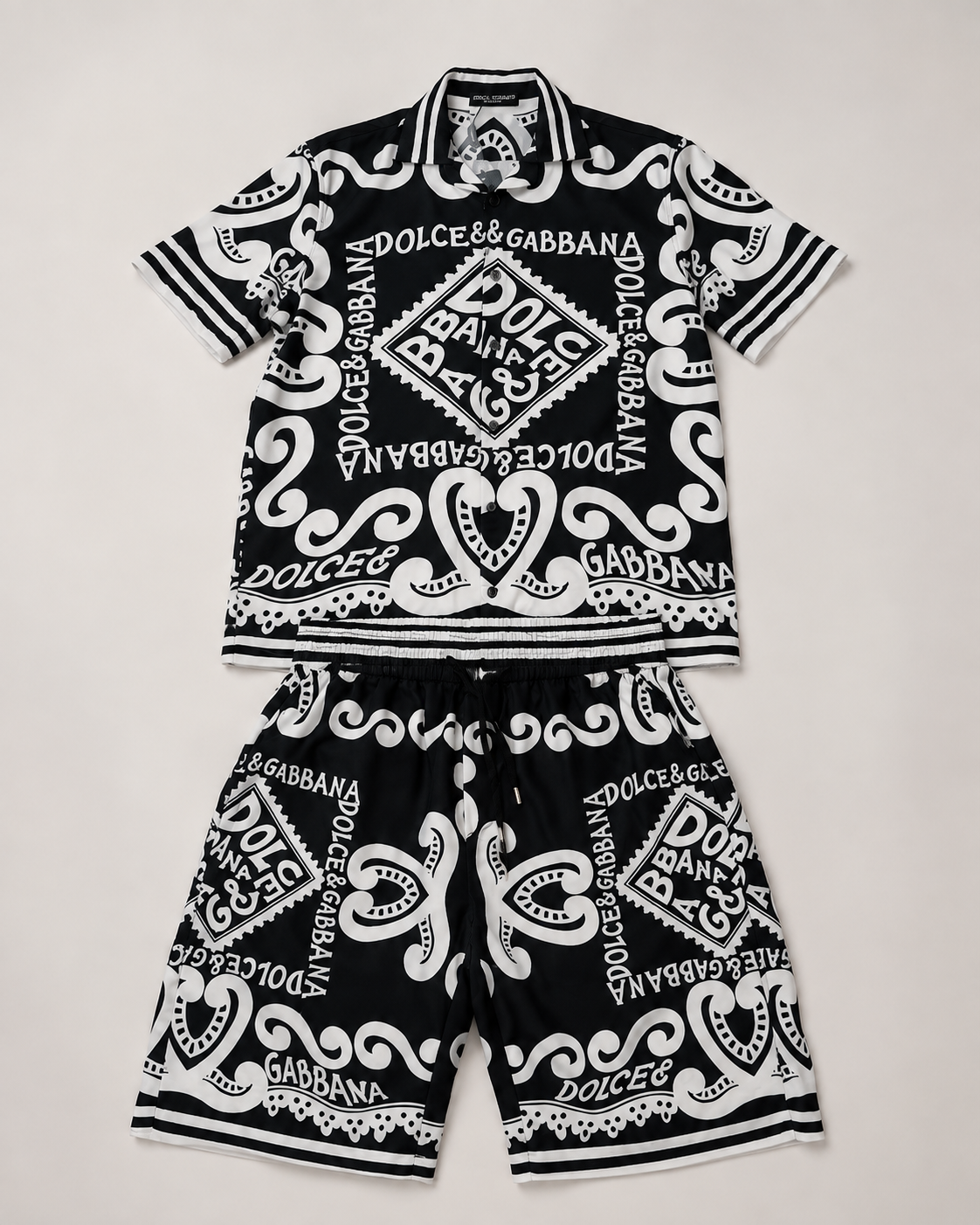 Conjunto Bandana Black & White