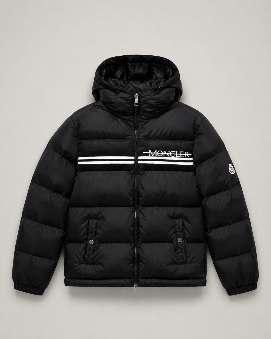 Jaqueta Stripe Puffer