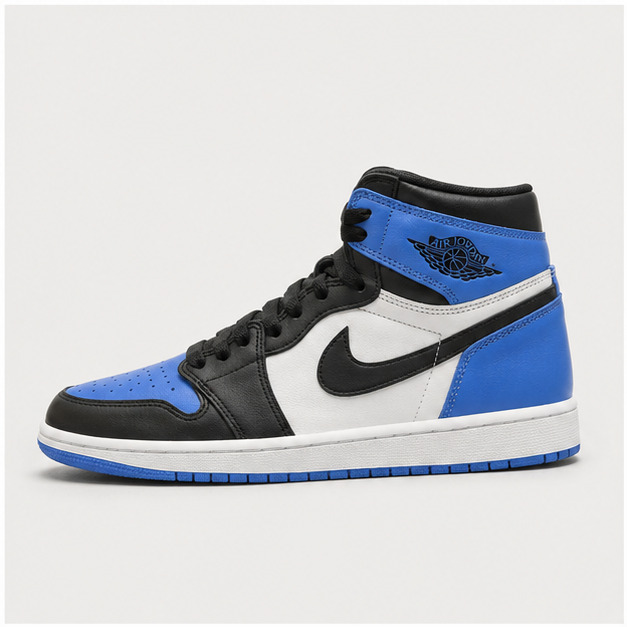 Air Jordan 1 Mid Blue Black